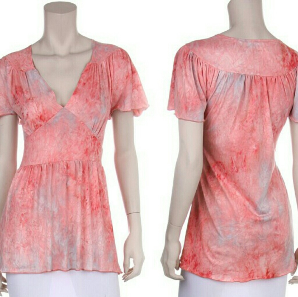Ombre Blouse V-neck  NWOT Woman's Top
